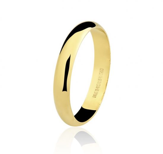 Aliança em ouro amarelo 18k - 7500192000