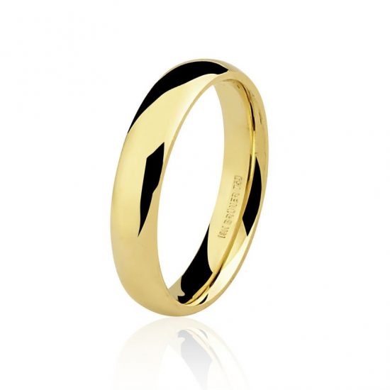 Aliança em ouro amarelo 18k - 7500822000