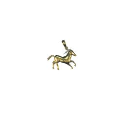 Pendente cavalo em ouro 18k